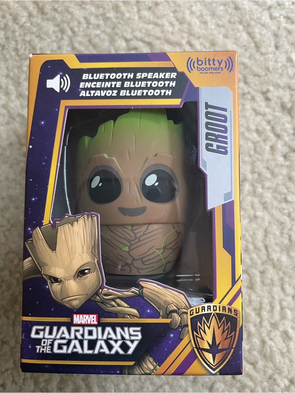 Groot Bluetooth Speaker - Brown & Green Portable Wireless Speaker